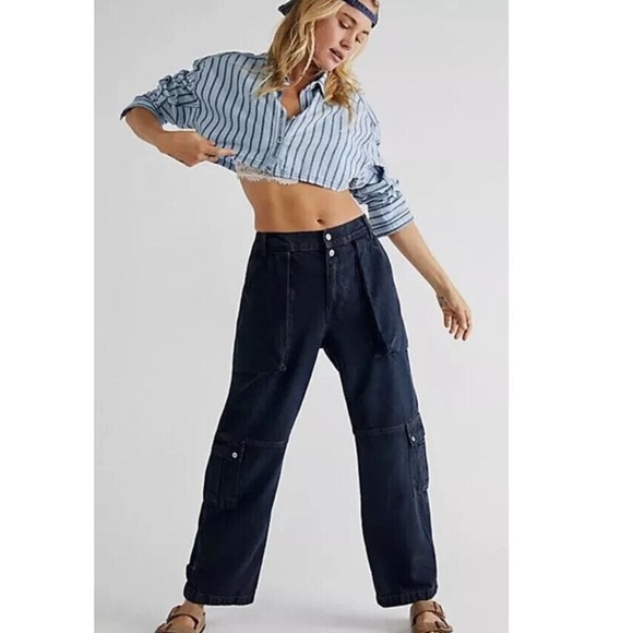 We The Free Marx Slouchy Cargo Pants - Picture 1 of 8